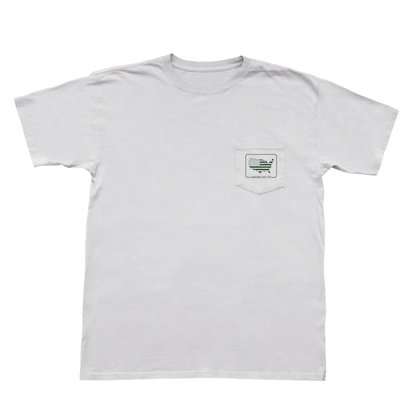 Augusta Traditions Short Sleeve Pocket Tee - Oyster