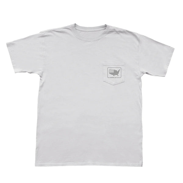 The American Rodeo SS Pocket Tee- Oyster