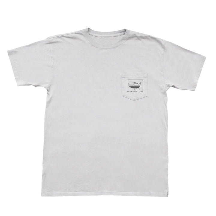 The American Rodeo SS Pocket Tee- Oyster