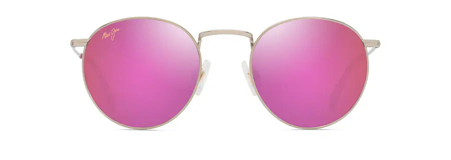 Pukaua Shiny Light Gold with Pink & Yellow w/ MAUI Sunrise Lenses