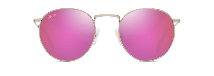 Pukaua Shiny Light Gold with Pink & Yellow w/ MAUI Sunrise Lenses