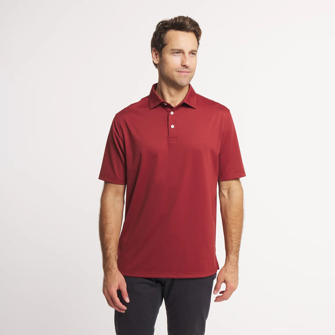 Ballycastle Performance Polo - Maroon
