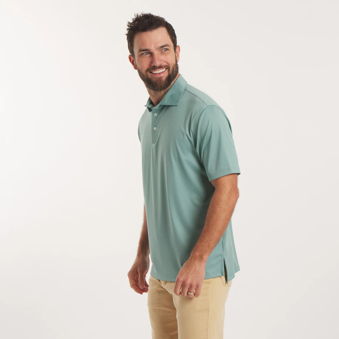 Ballycastle Performance Polo - Seafoam
