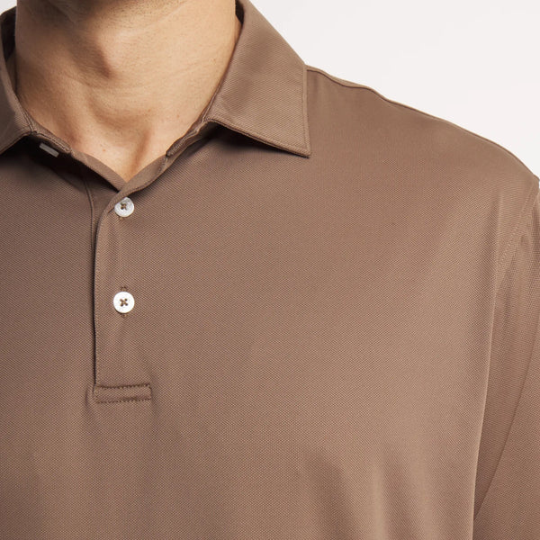 Ballycastle Performance Polo - Stone Brown