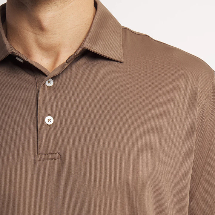 Ballycastle Performance Polo - Stone Brown