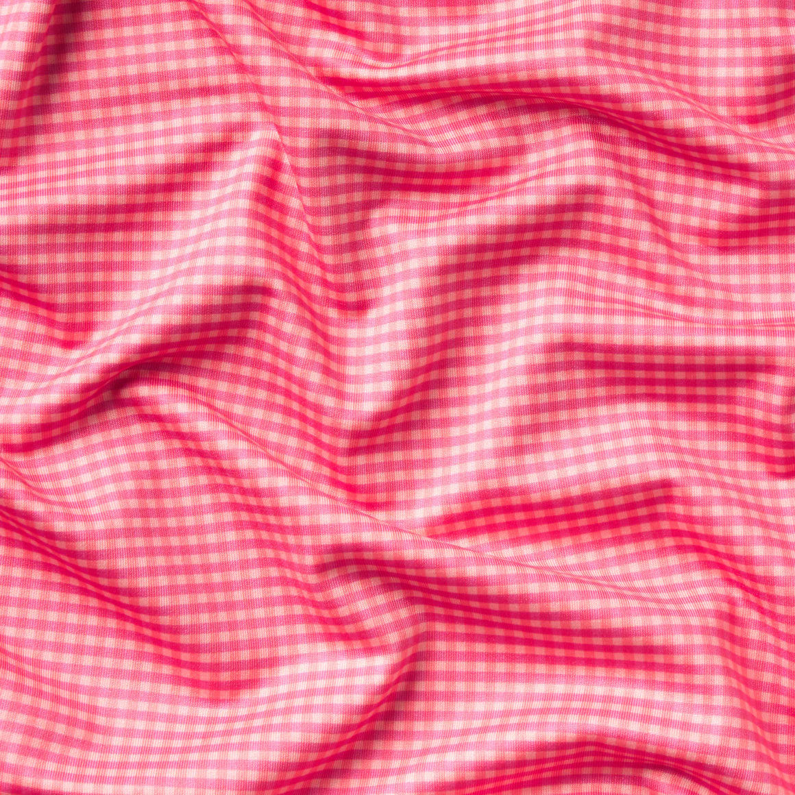 Walker Performance Polo -  Coral & Peach Gingham