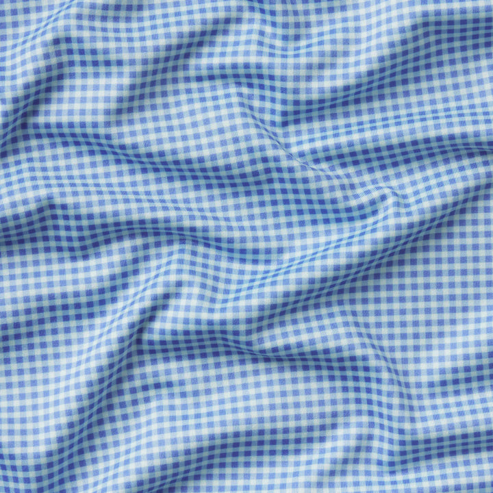 Walker Performance Polo - Slate & Mint Gingham