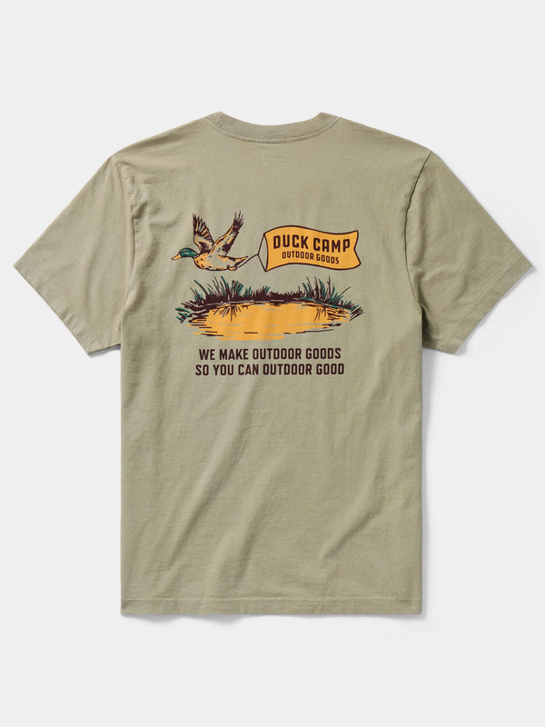 Banner Day T-Shirt - Vintage Khaki