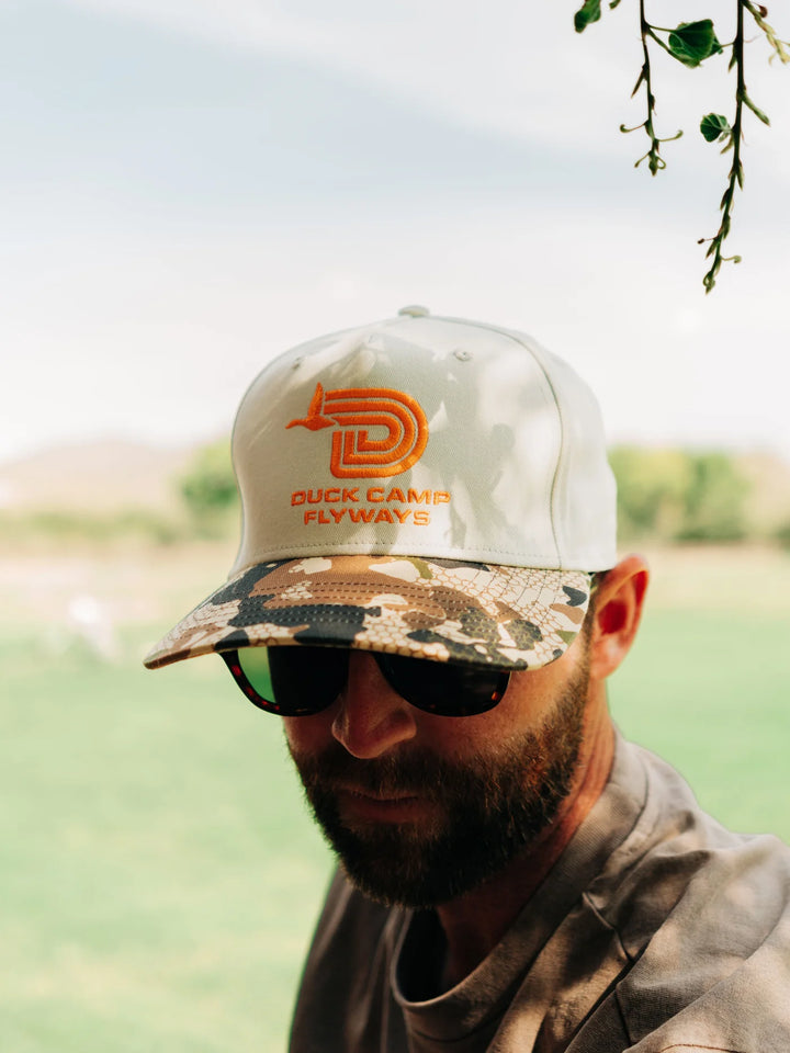 Duck Camp Flyways Twill Hat - Ivory & Wetland