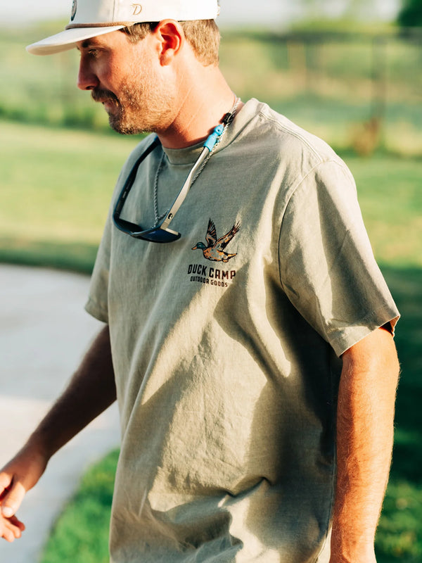 Banner Day T-Shirt - Vintage Khaki