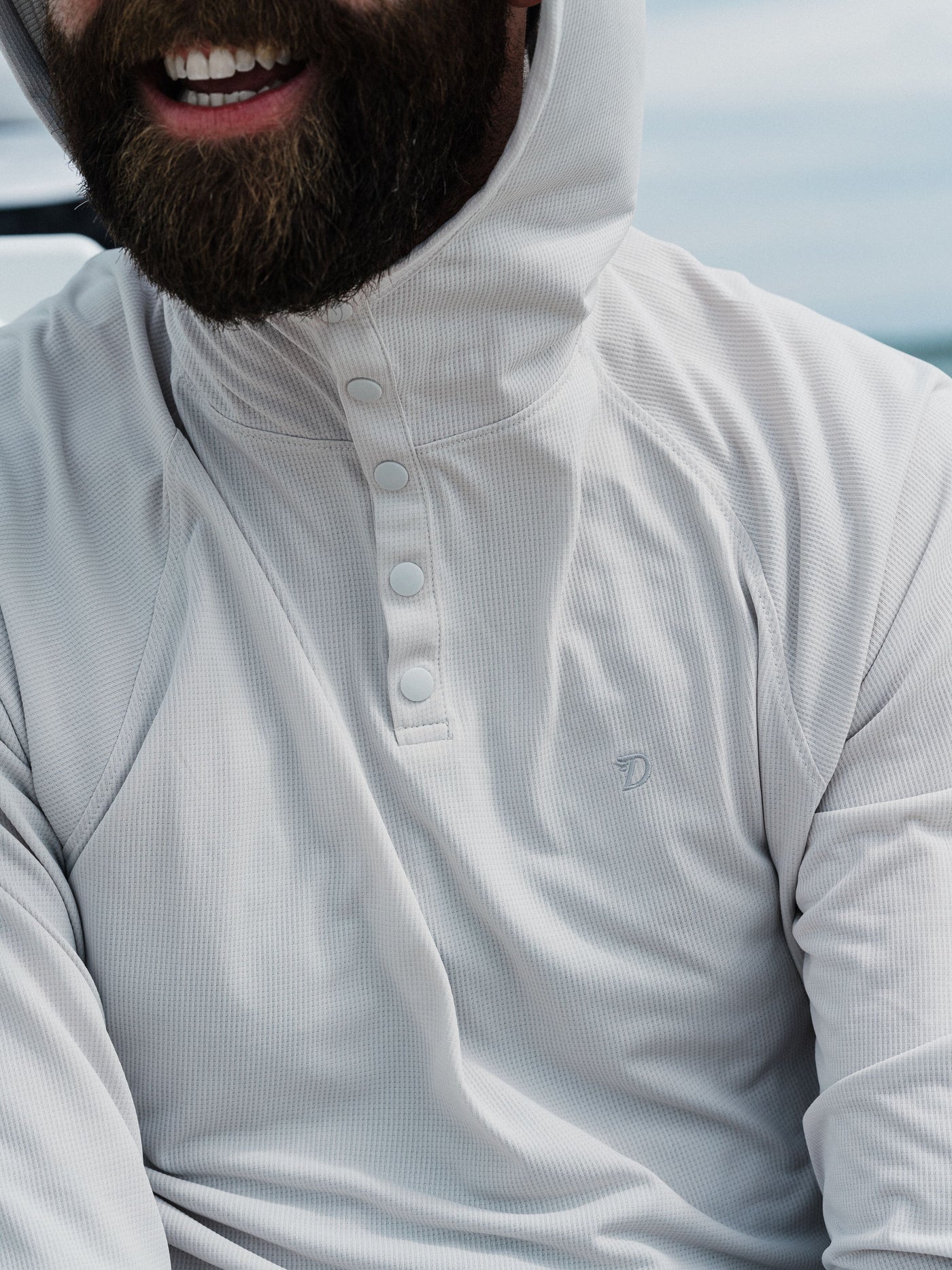 Bug Screen First Layer Hoodie - Silverking