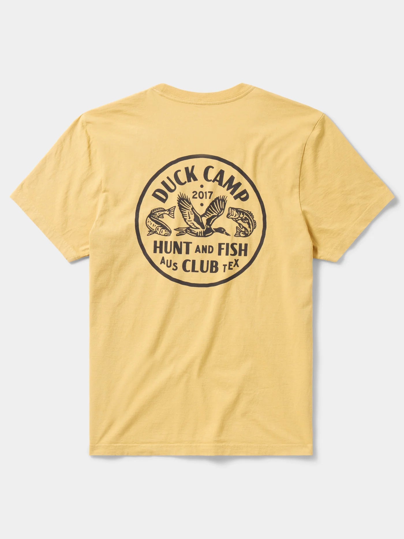 Hunt and Fish Club T-Shirt - Mustard