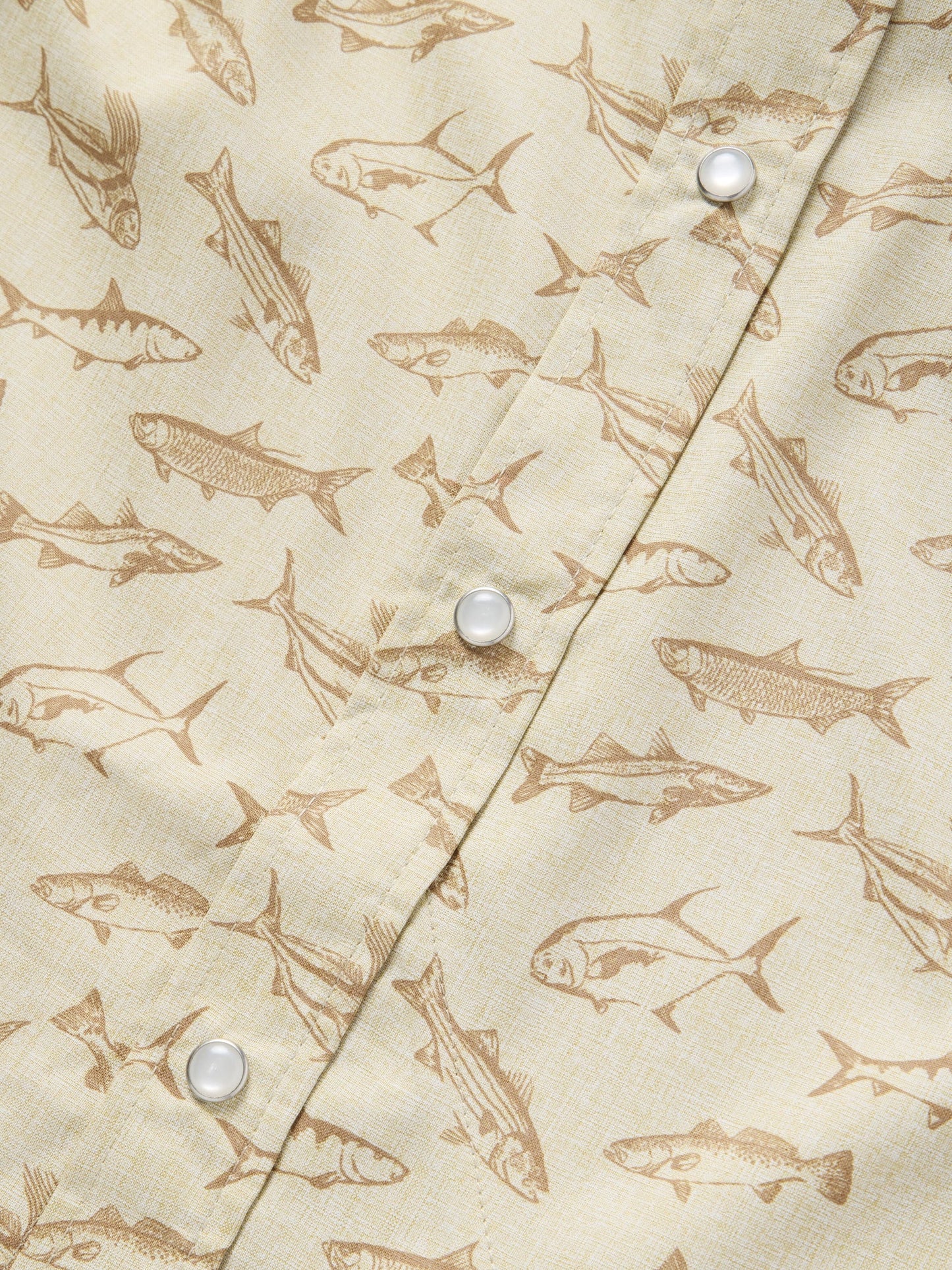 M's Brrr® Performance Shirt Short Sleeve - Sand Dollar Coastal Frenzy