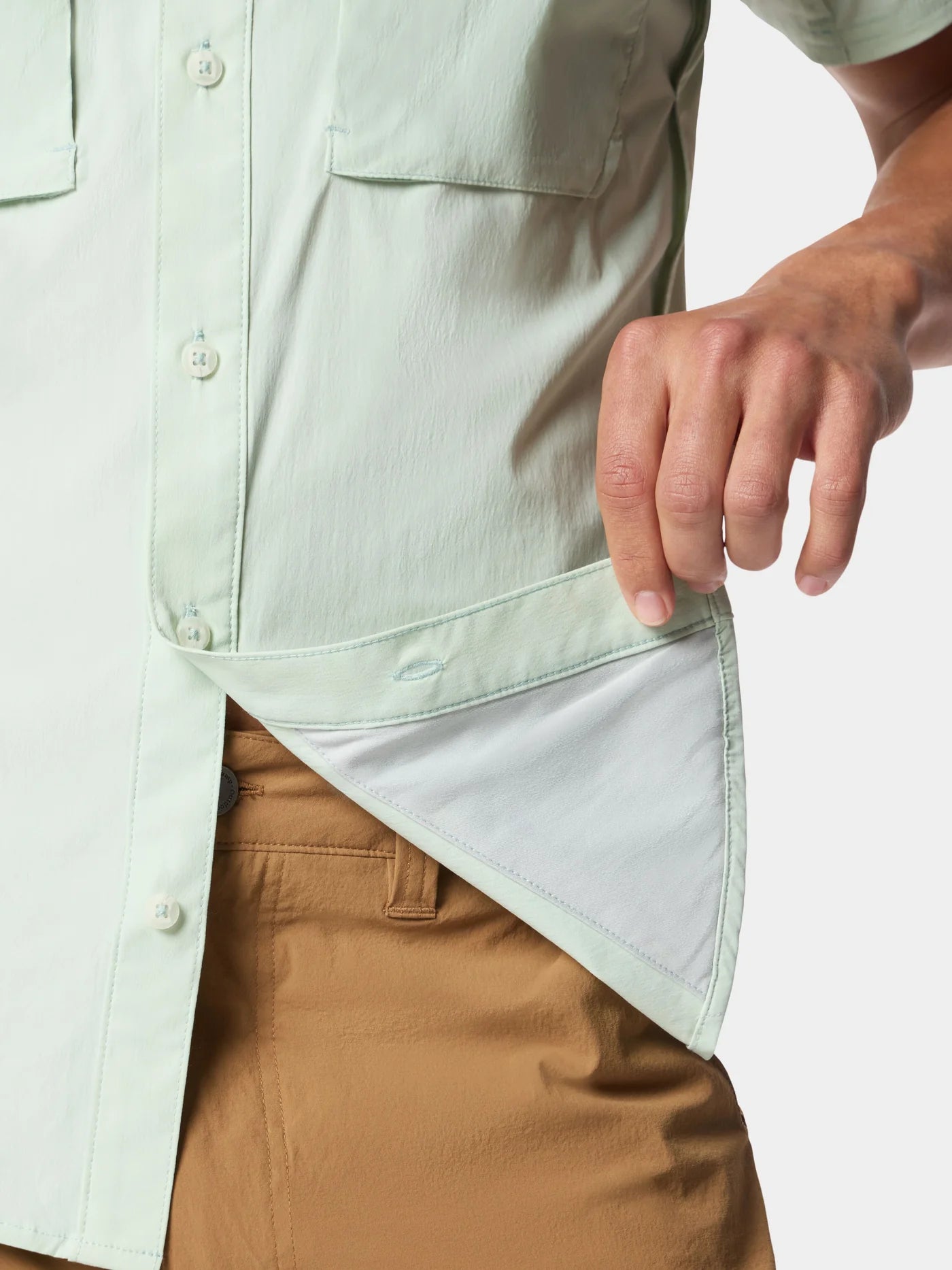 Lightweight Fishing Shirt Short Sleeve - Seafoam