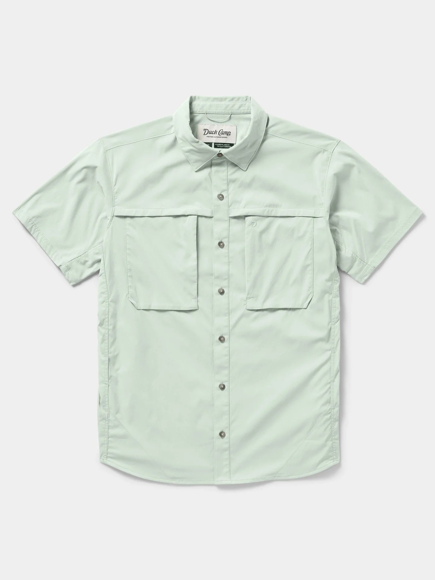 Lightweight Fishing Shirt Short Sleeve - Seafoam