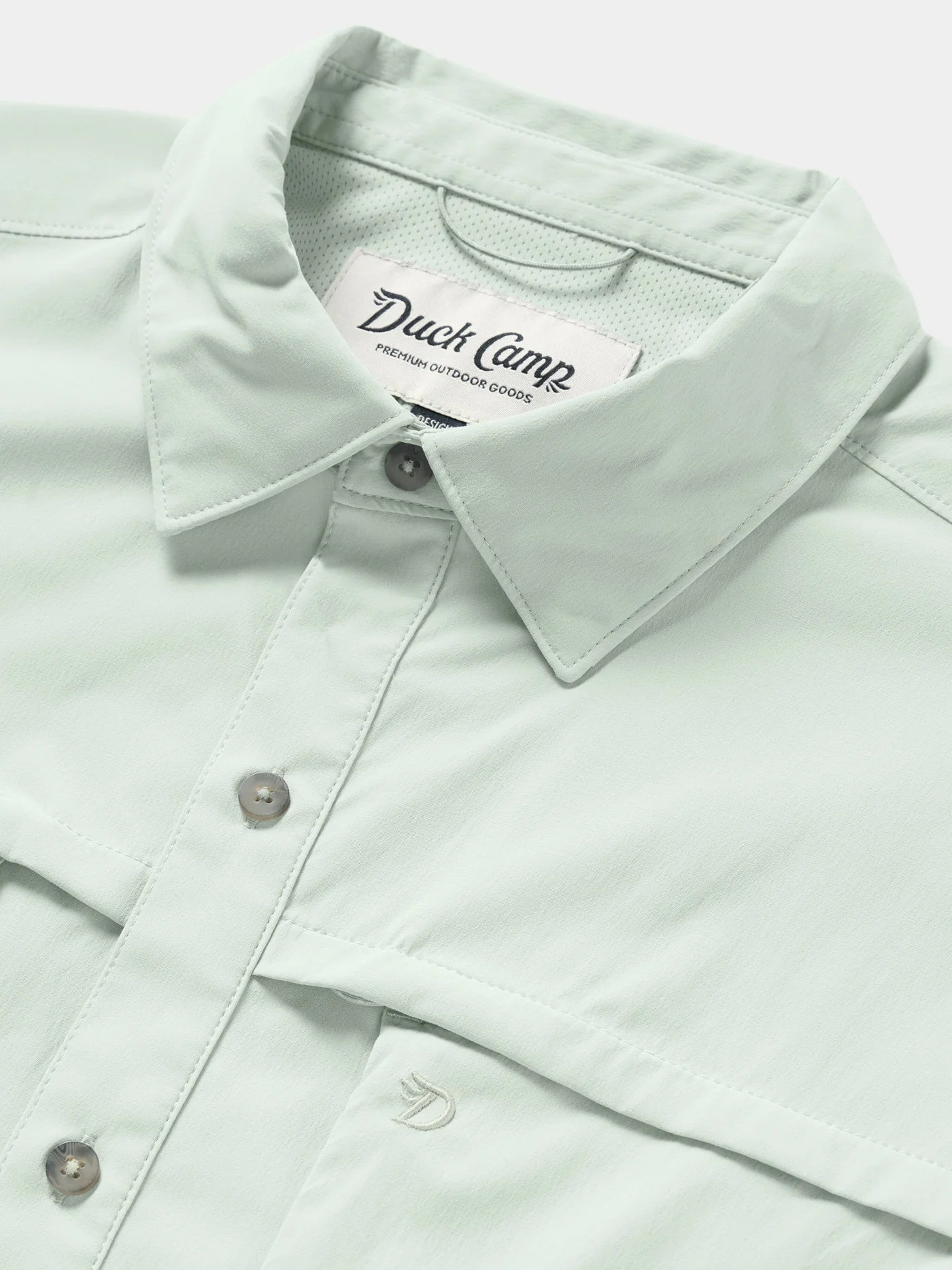 Lightweight Fishing Shirt Short Sleeve - Seafoam
