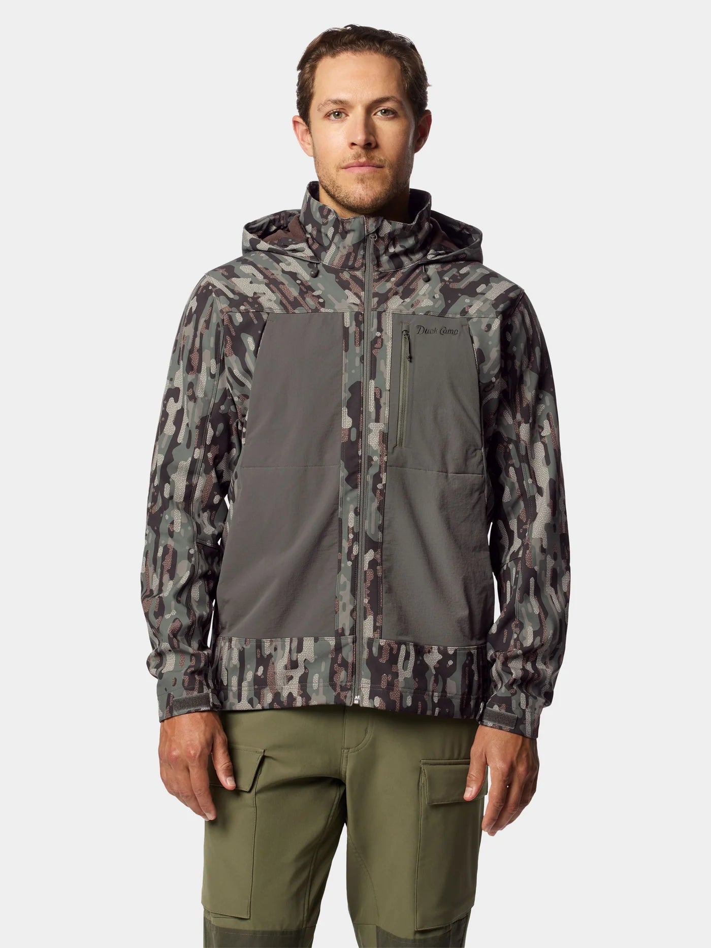 Men's Terrain Guard Softshell Hoodie - Woodland