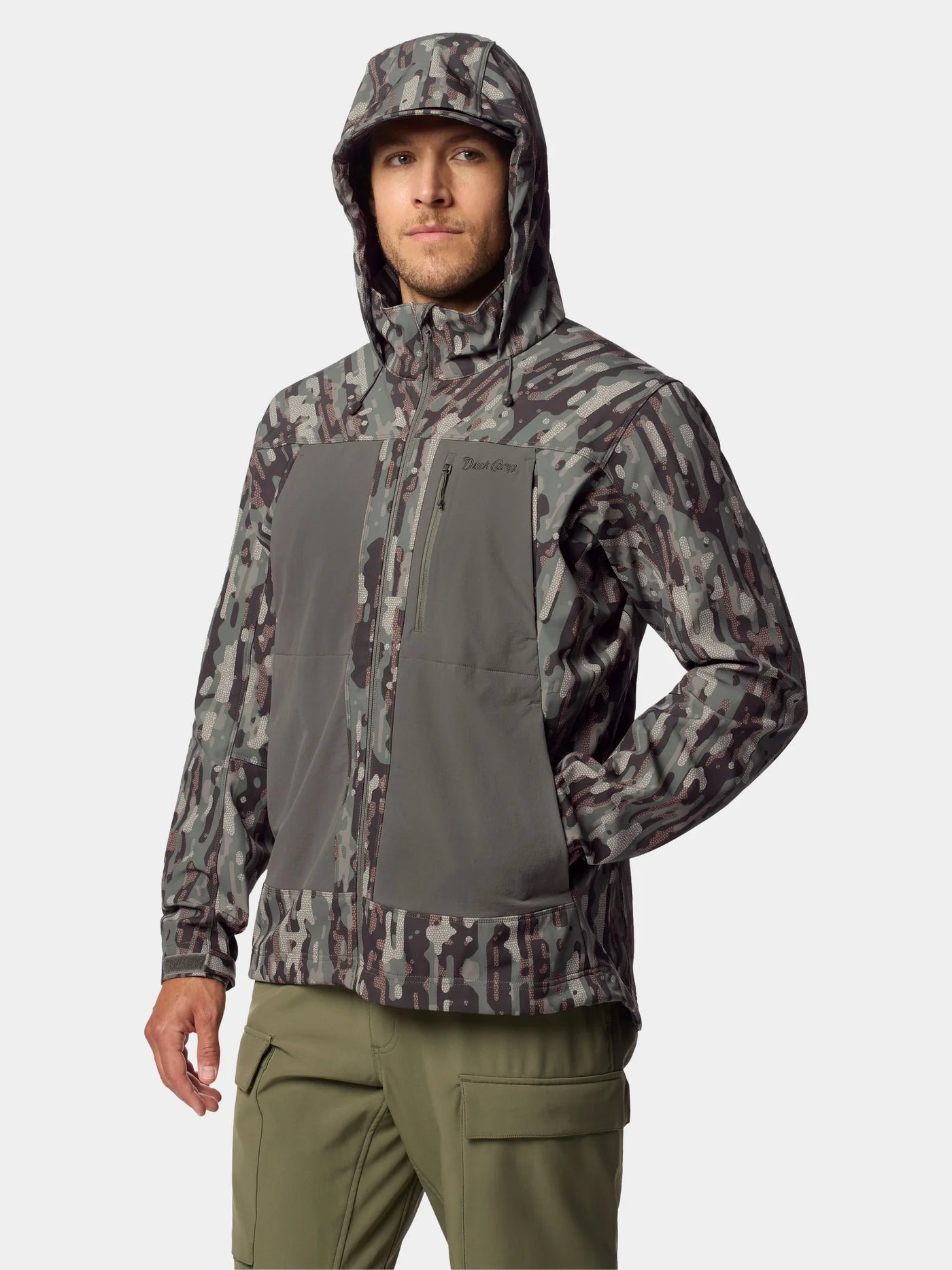 Men's Terrain Guard Softshell Hoodie - Woodland
