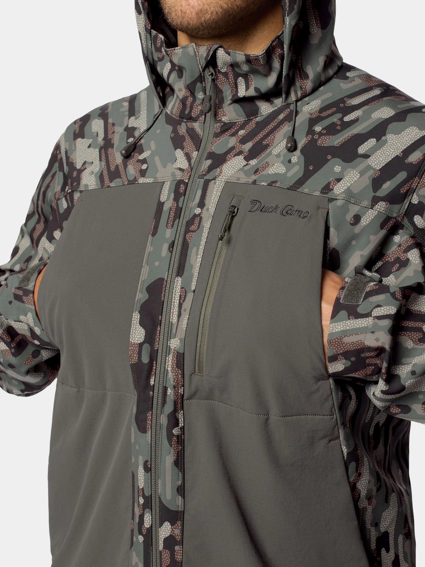 Men's Terrain Guard Softshell Hoodie - Woodland