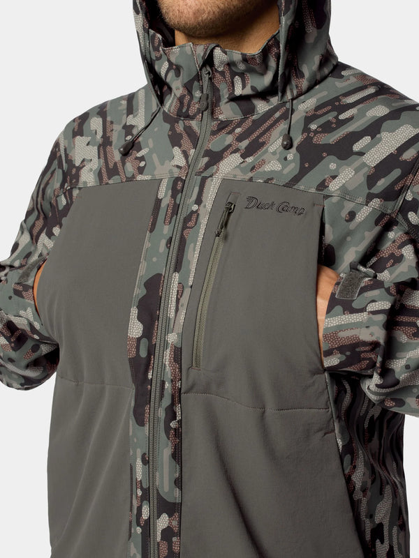 Men's Terrain Guard Softshell Hoodie - Woodland
