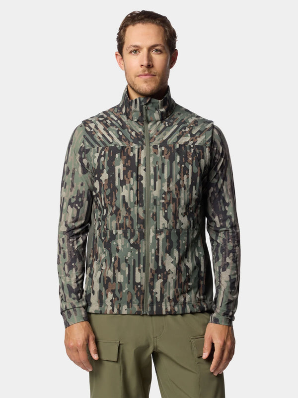 Men's Terrain Guard Softshell Vest - Woodland