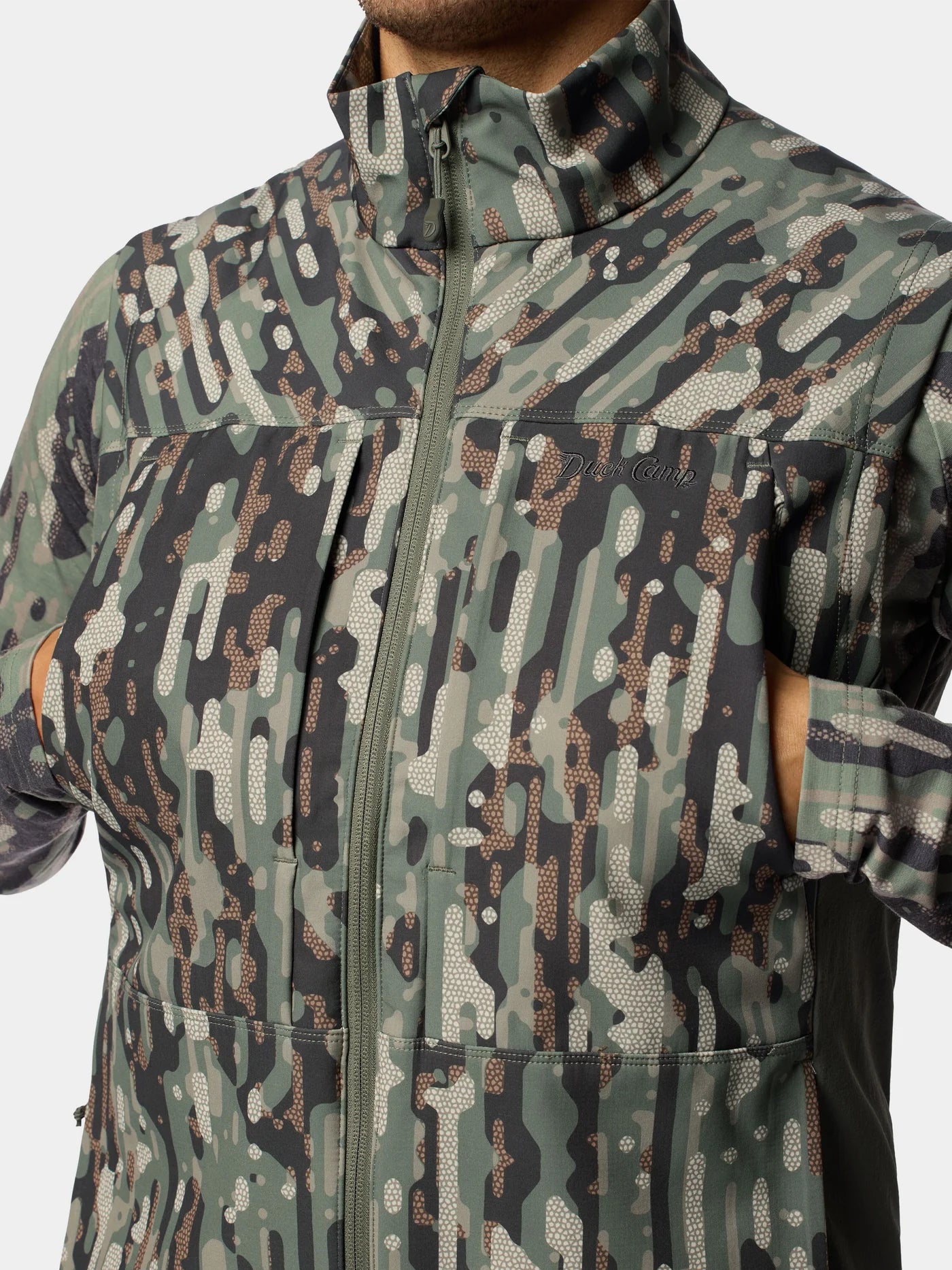 Men's Terrain Guard Softshell Vest - Woodland