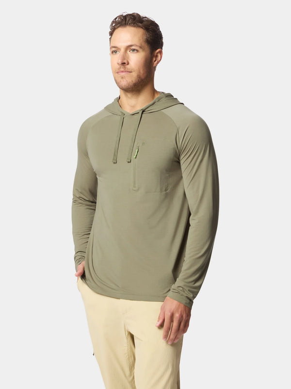 M's Lightweight Performance drirelease® Hoodie - Sagebrush