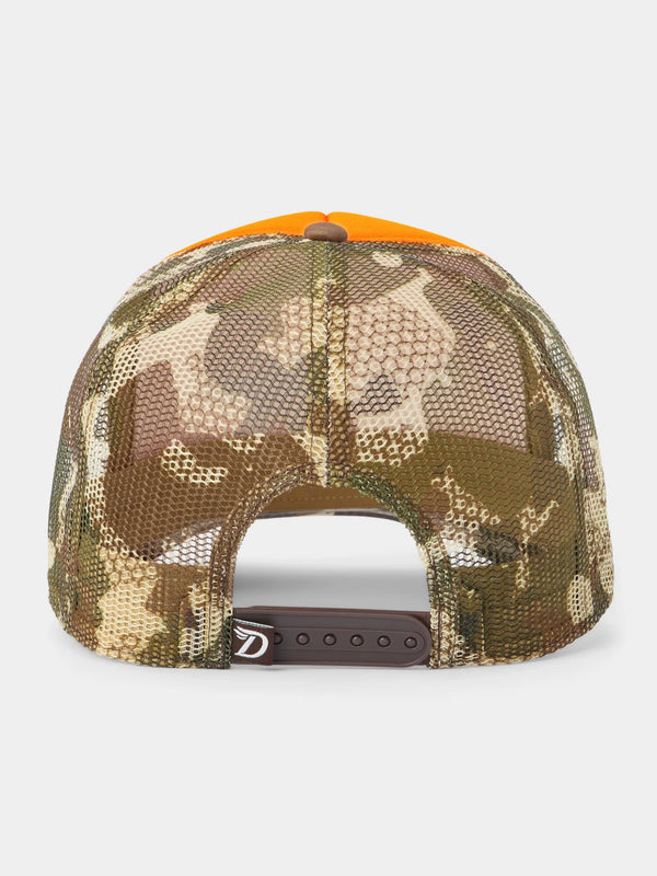 Worlds Okayest Duck Caller Retro Trucker - Wetland