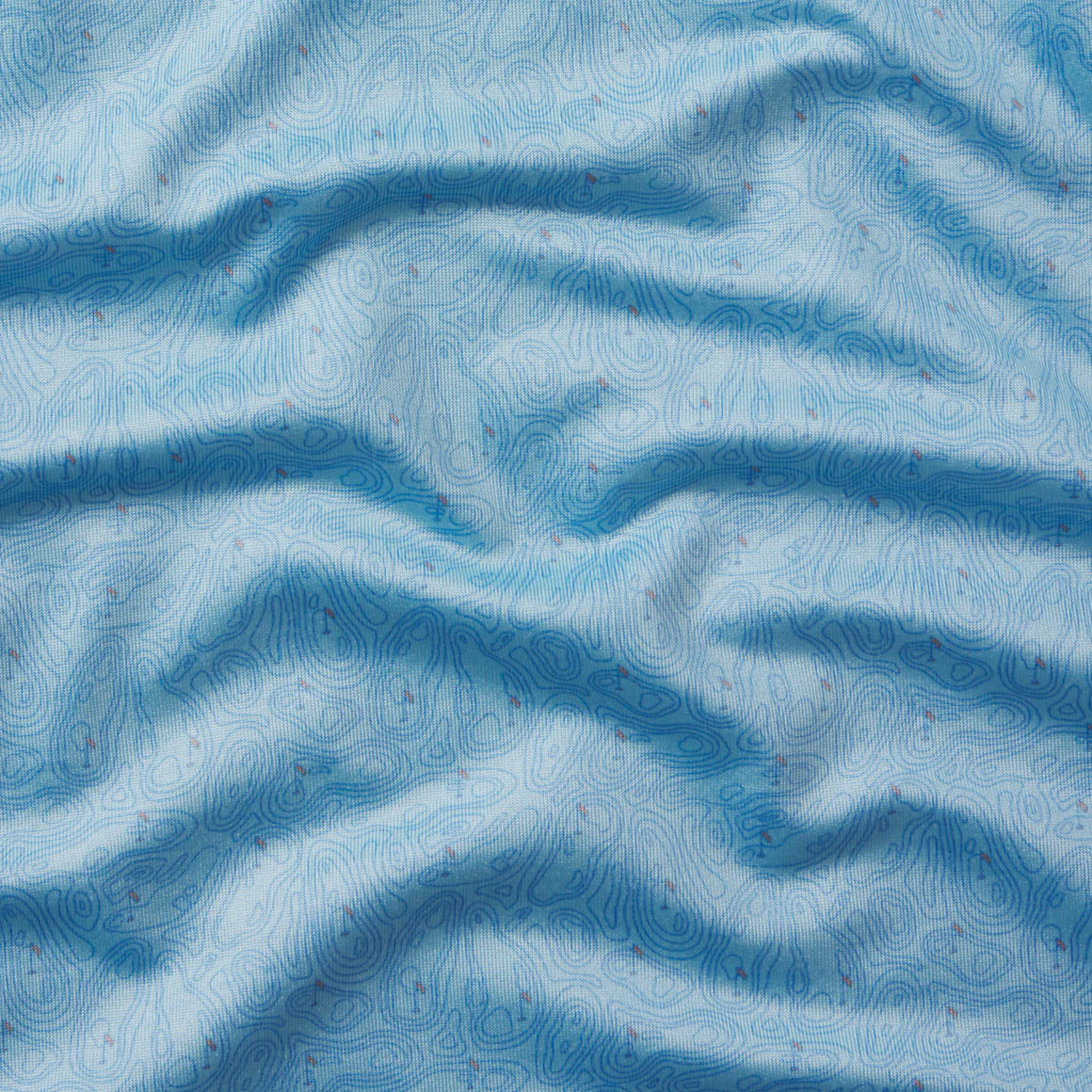 Flyline Performance Polo - Greens In Regulation - French Blue