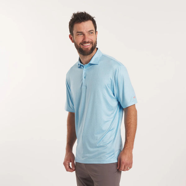 Flyline Performance Polo - Greens In Regulation - French Blue