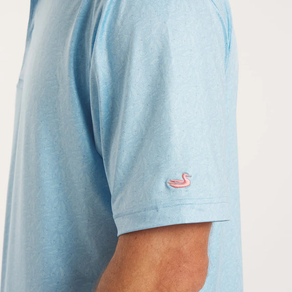 Flyline Performance Polo - Greens In Regulation - French Blue