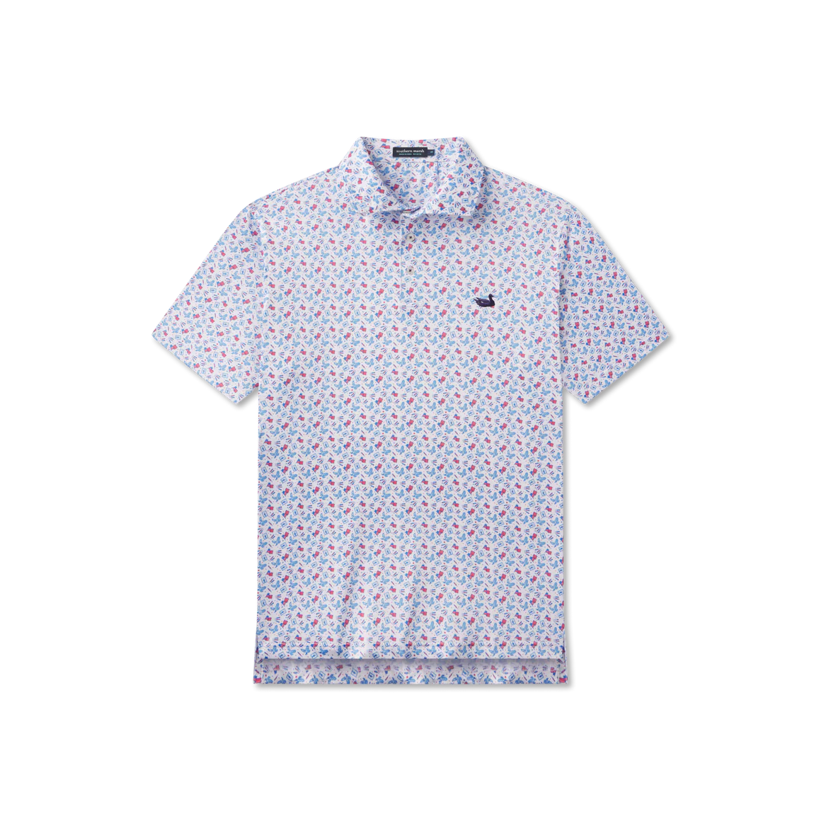 Flyline Performance Polo - Liberty - White