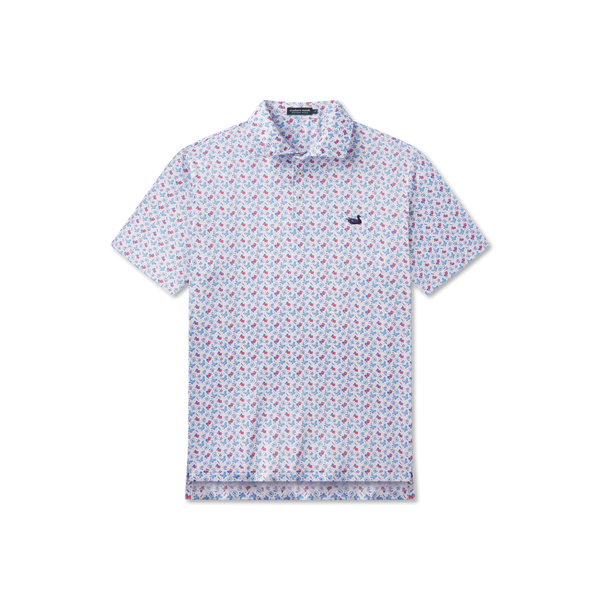 Flyline Performance Polo - Liberty - White