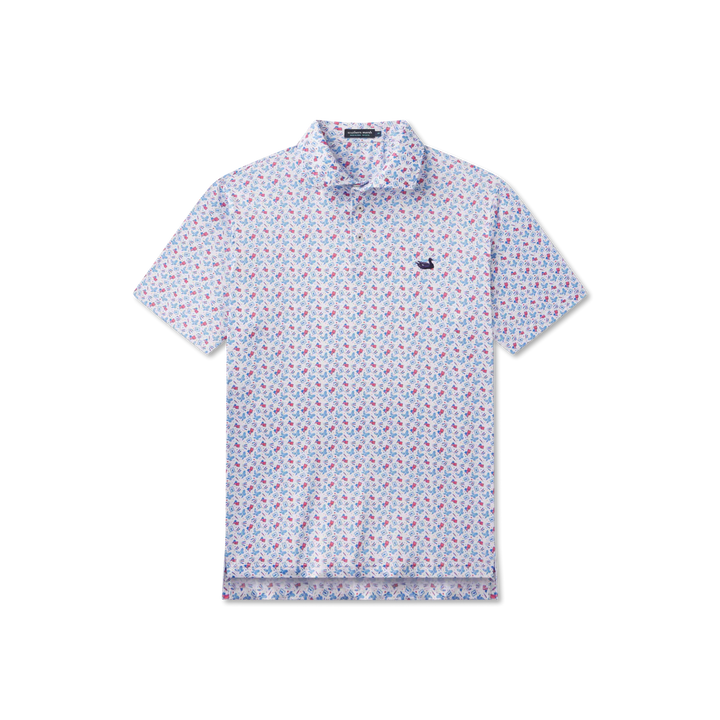 Flyline Performance Polo - Liberty - White