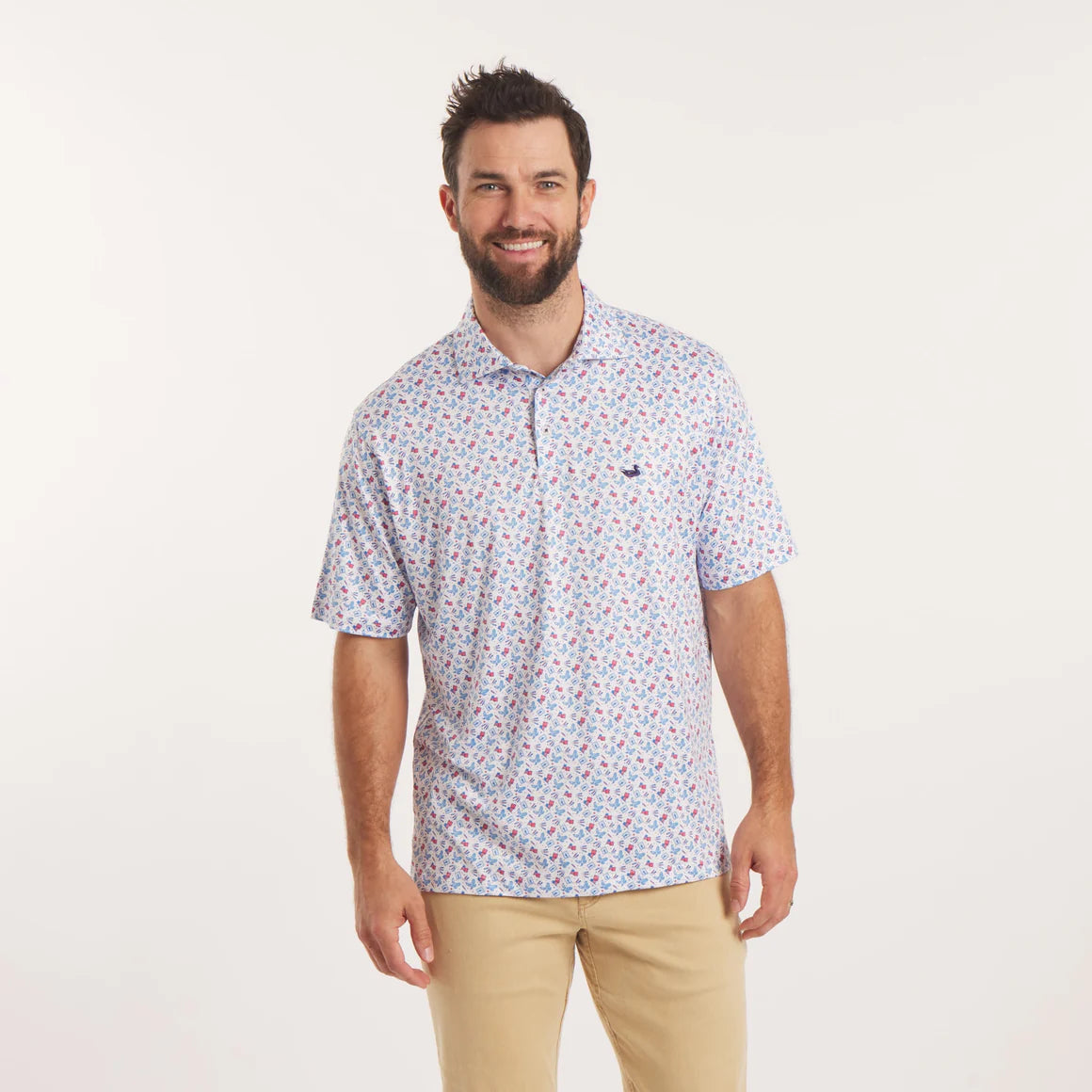 Flyline Performance Polo - Liberty - White