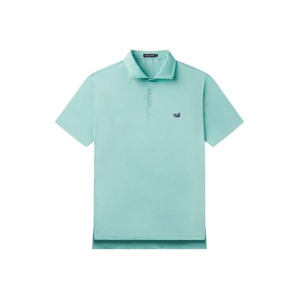 Flyline Performance Polo - Shell Shock - Antigua Blue