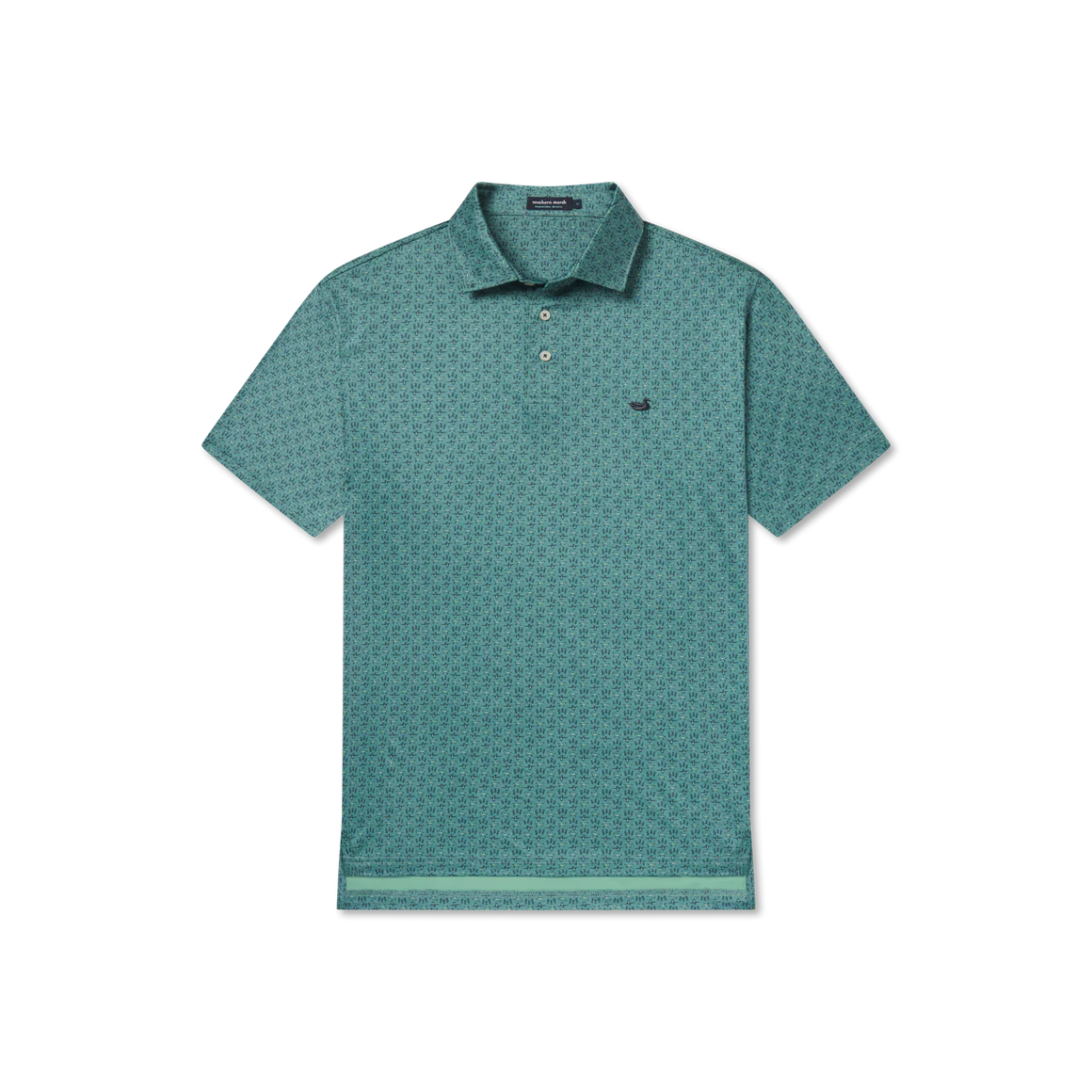 Flyline Performance Polo - Marsh Morning - Slate