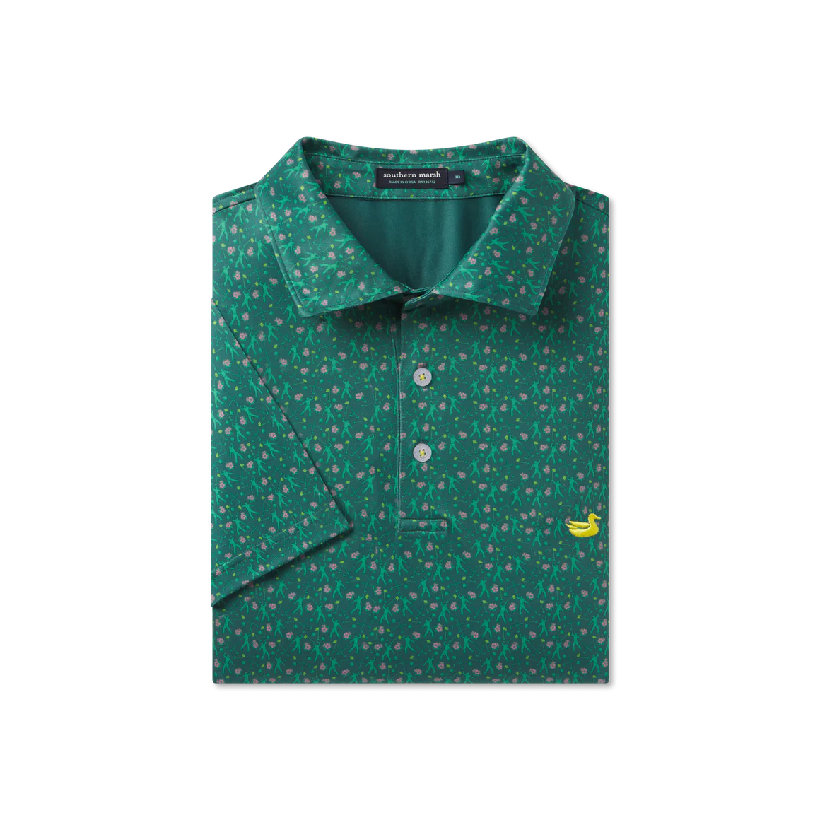 Flyline Performance Polo - Sunday Success - Champions Green