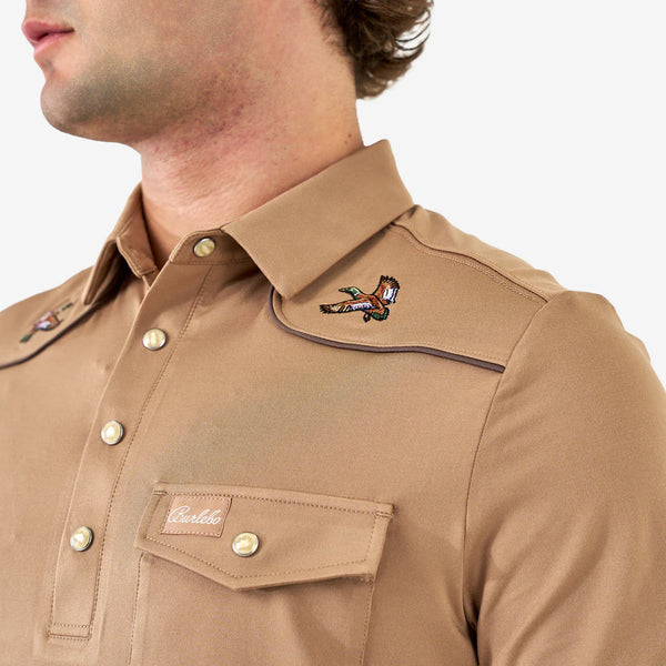 Pearl Snap Performance Polo - Mallards