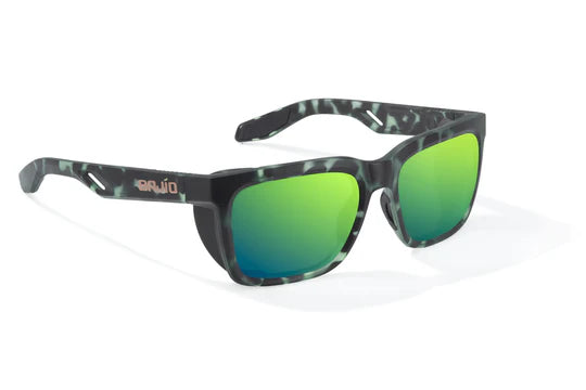 Palehorse Green Tort Matte with Green Mirror Glass Lenses