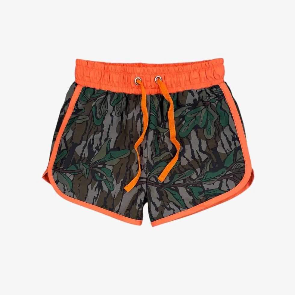 Youth Jackson Swim Shortie || Mossy Oak® Greenleaf