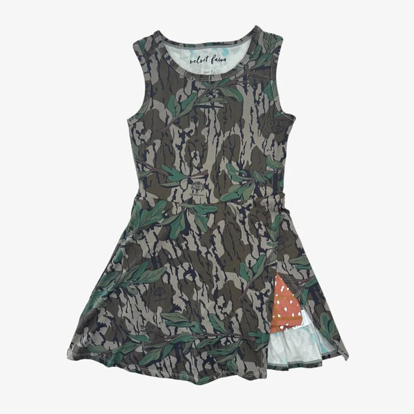 Girls Maren Performance Dress UPF 50+ || Mossy Oak® Greenleaf + Fawning Over You