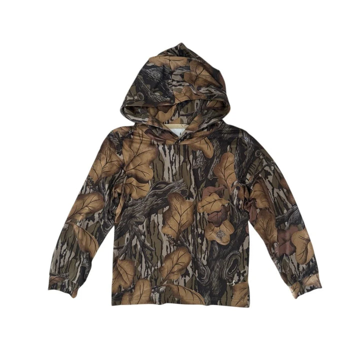 Youth CoolShade™ Mack Performance Hoodie UPF 50+ - Mossy Oak® Fall Foliage