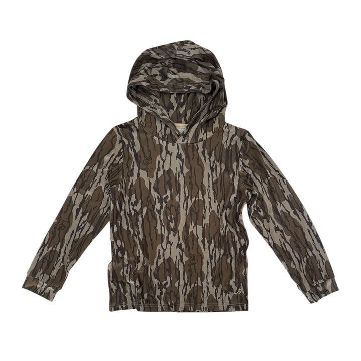 Youth CoolShade™ Mack Performance Hoodie UPF 50+ - Mossy Oak® Original Bottomland
