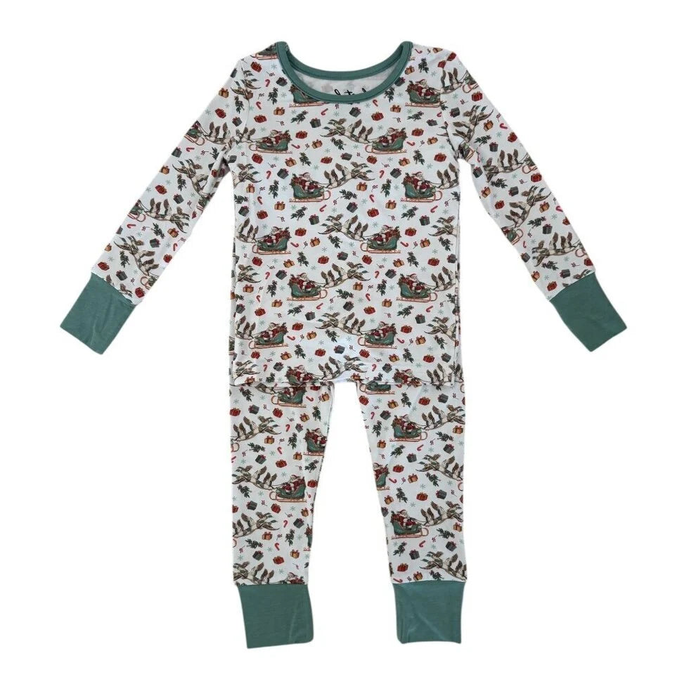 Youth Bamboo Two Piece Set - Mallards & Mistletoe