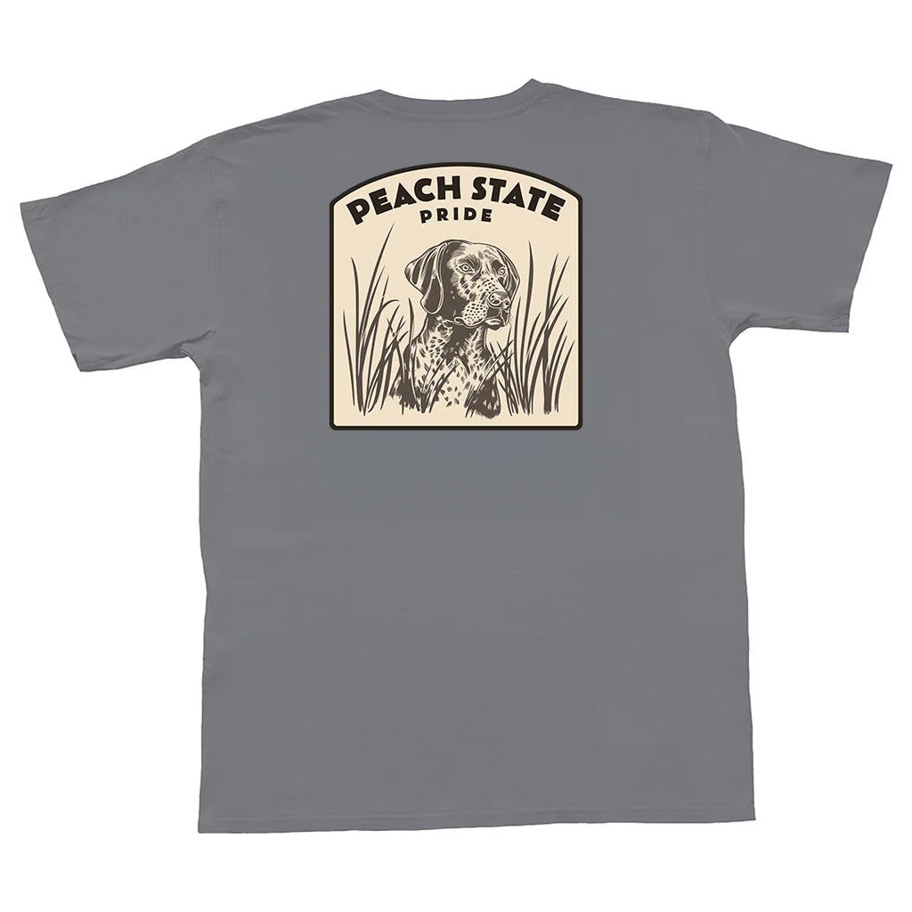 The Pointer Patch Short Sleeve Pocket Tee - Granite