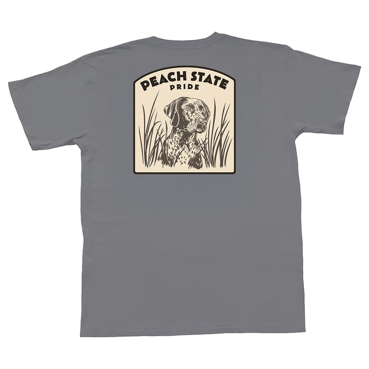 The Pointer Patch Short Sleeve Pocket Tee - Granite