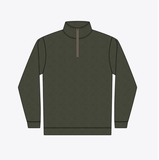 MarshLUX Augusta Quarterzip - Dark Olive