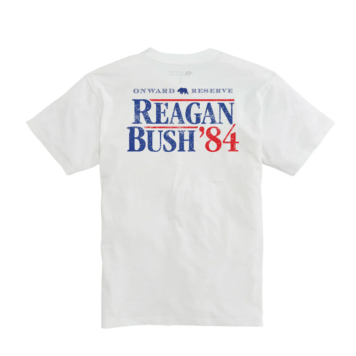 Reagan Bush '84 Tee - White