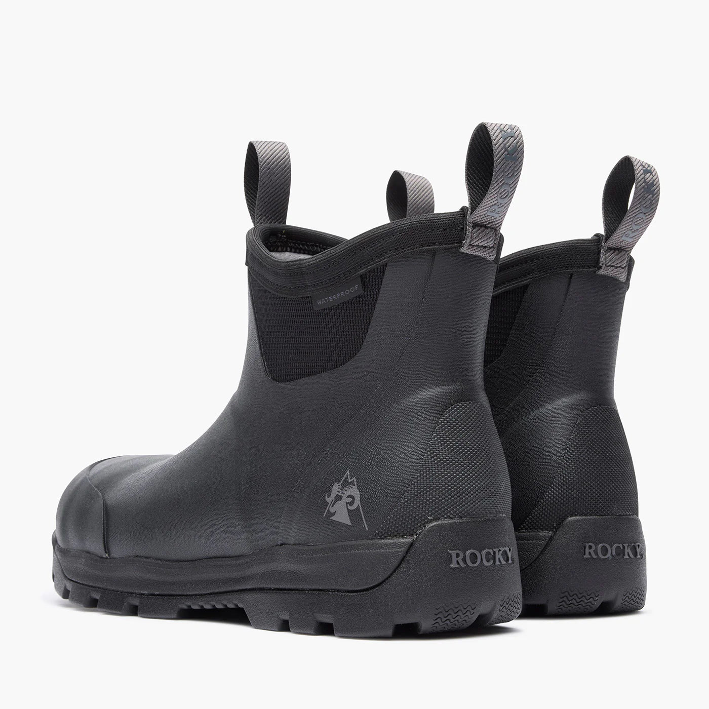 Rocky Composite Backlands Rubber Outdoor Boot - Black